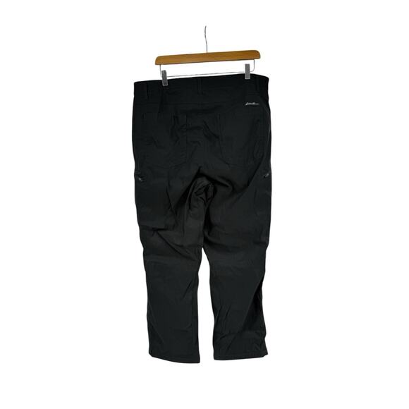 Eddie Bauer Black Men’s Snow Pants Fleece Lined Winter Size 36 Short - Picture 2 of 7